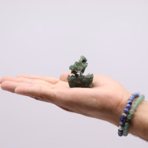 Mini Gemstone Tree på Orgonittbase - Grønn Aventurin (15 Steiner)