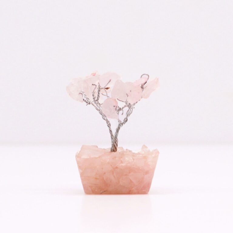 Mini-Gemstone-Trees-On-Orgonite-Base-Rose-Quartz-15-stones
