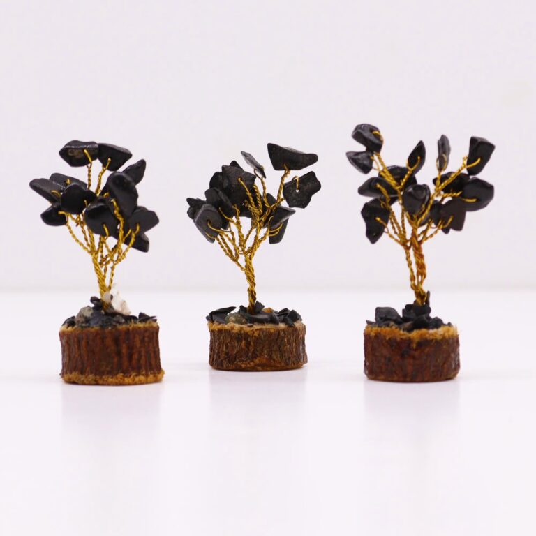Mini-Gemstone-Trees-On-Wood-Base-Black-Agate-15-stones