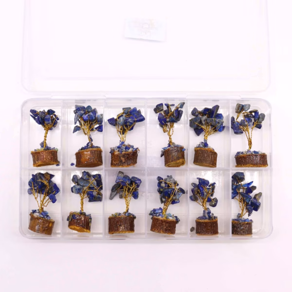 Mini Gemstone Tree På Trefot - Sodalitt (15 Steiner) - Bilde 3