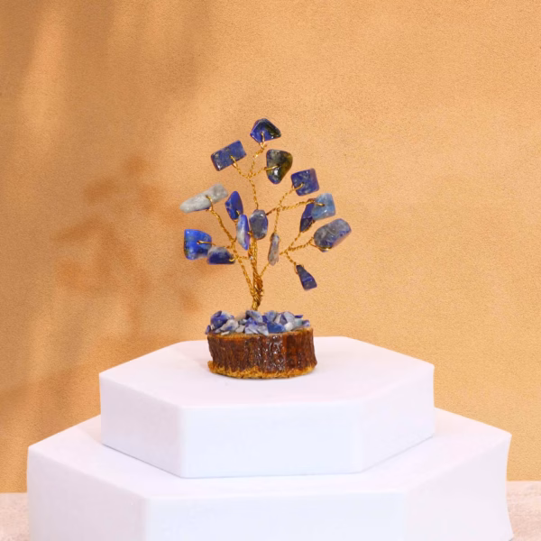 Mini Gemstone Tree På Trefot - Sodalitt (15 Steiner) - Bilde 6