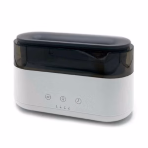 Moderne Aromadiffusor - LED Klokke - USB - C - Flammeeffekt