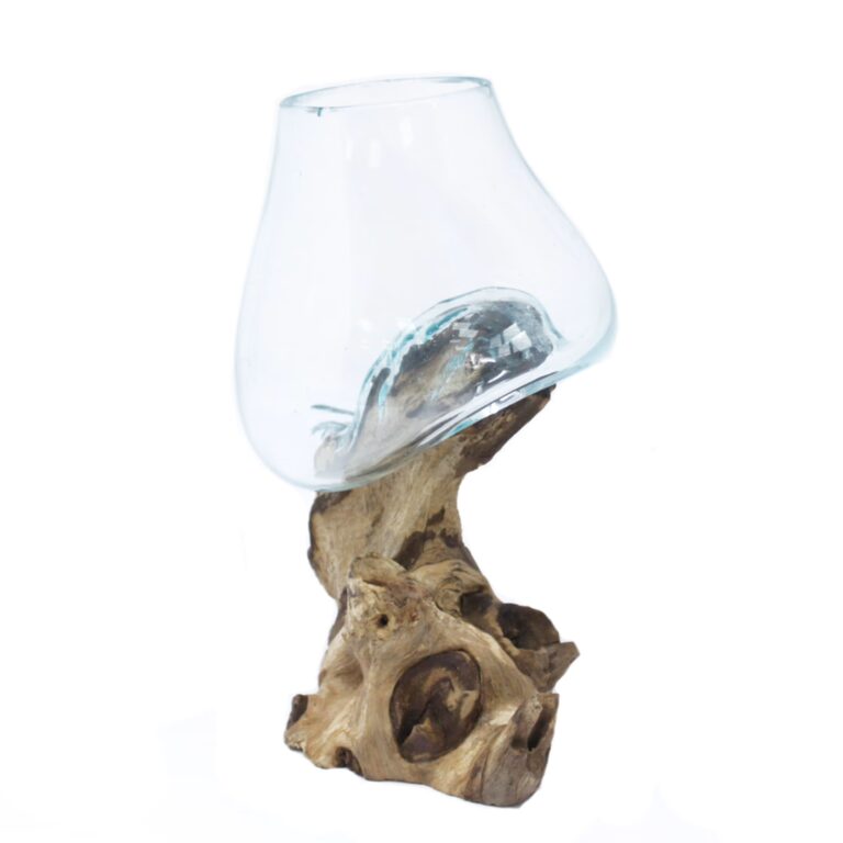 Molten-Glass-on-Wood-Medium-Bowl