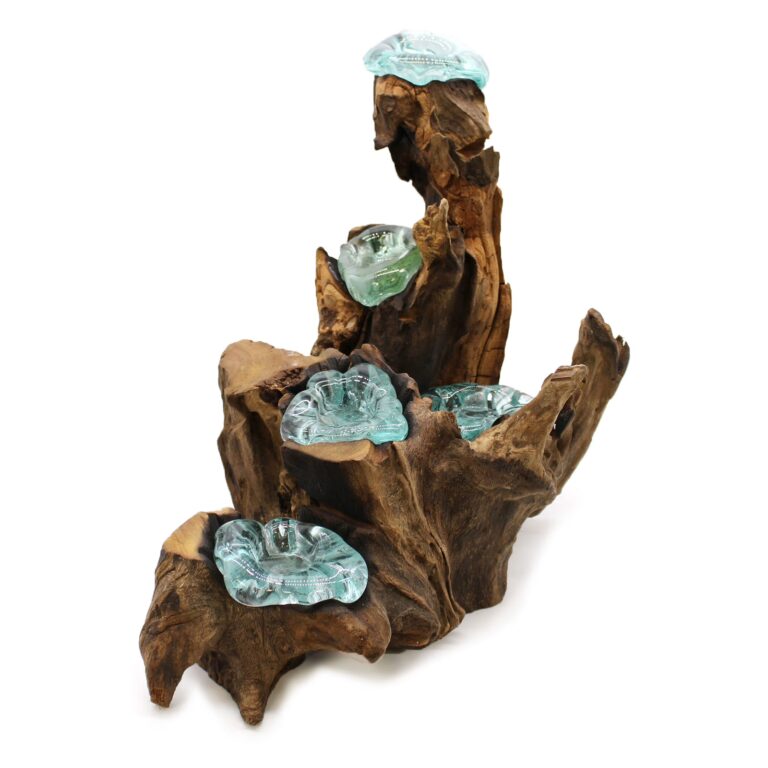 Molton-Glass-Five-Candle-Holder-on-Wood
