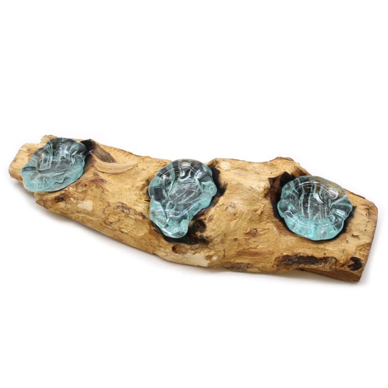 Molton-Glass-Flat-Triple-Candle-Holder-on-Wood