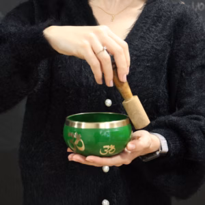 Moon Phase Singing Bowl Set - Black - 10.7cm
