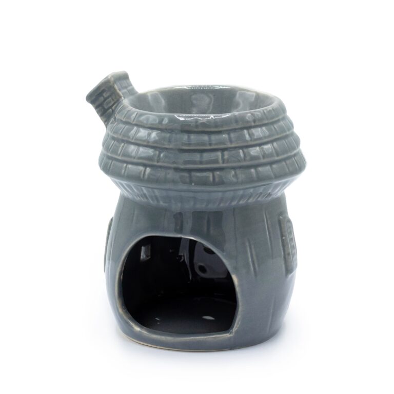 Mushroom-House-Oil-Burner-Grey