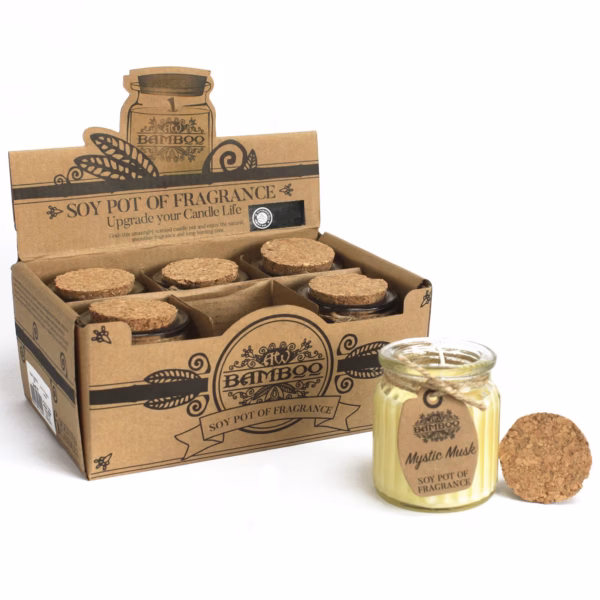 Mystic Musk Soy Pot Of Fragrance Candle - Bilde 2