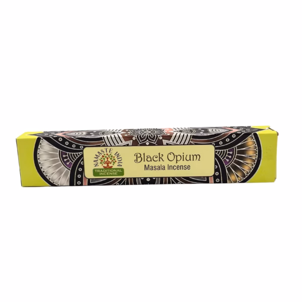 Namaste Mandala Masala Røgelse - Sort Opium - Billede 4