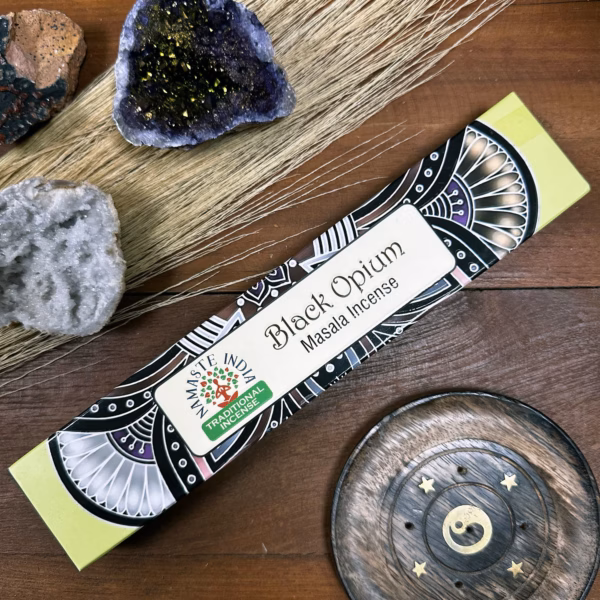 Namaste Mandala Masala Røgelse - Sort Opium