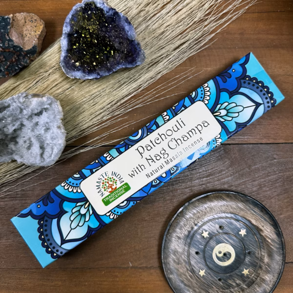 Namaste Mandala Masala Røgelse - Patchouli Med Nag Champa