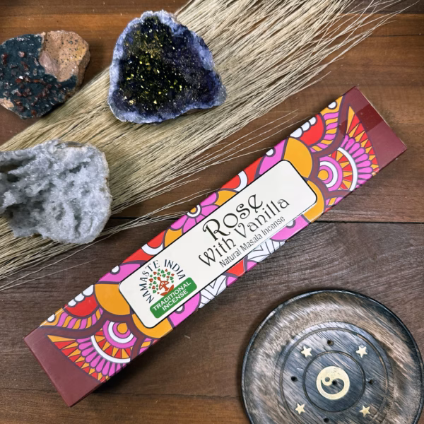 Namaste Mandala Masala Wierook - Roos Met Vanille - Afbeelding 2