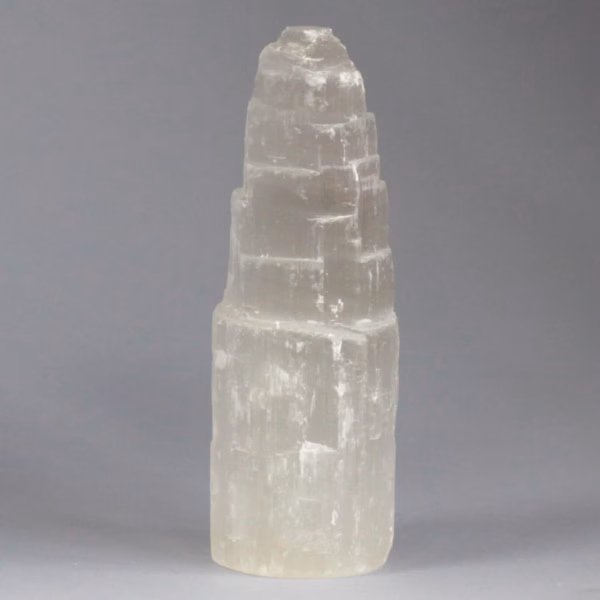 Naturlig Selenitt Tårn - 15 cm