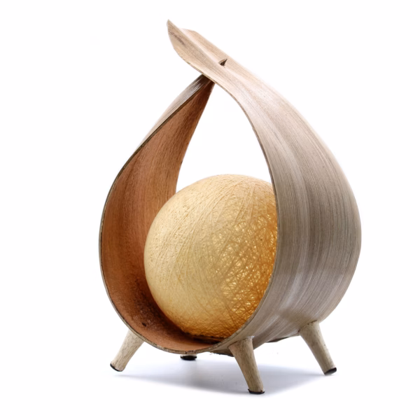 Kokosnøtt Lampe Naturlig - Natural Wrapover