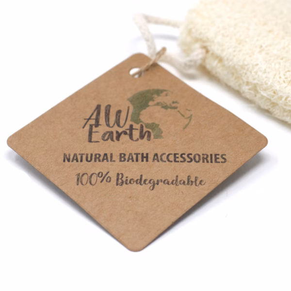 Naturlig Loofahskrubb På Tau - 5" - 12,7 cm - Bilde 2