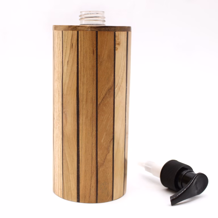 Natural-Teakwood-Soap-Dispencer-Round