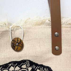 Naturlig Tote Taske med Læderhåndtag - Inspiration