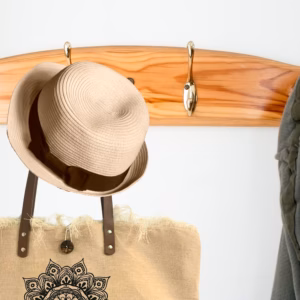 Bolso Natural con Asa de Cuero - Mandala