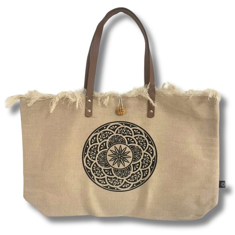 Natural-Tote-Bag-Leather-Handle-Mandala