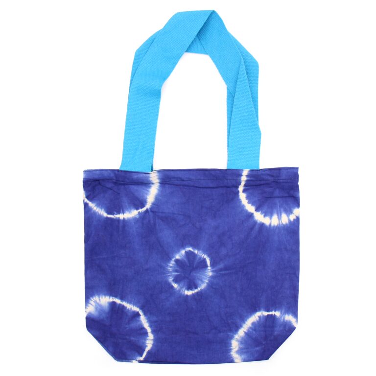 Natural-Tye-Dye-Cotton-Bag-8oz-38x42x12cm-Blue-Rings-Blue-Handle