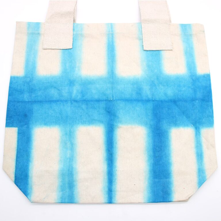 Natural-Tye-Dye-Cotton-Bag-8oz-38x42x12cm-Sky-Blue-Blocks-Natural-Handle