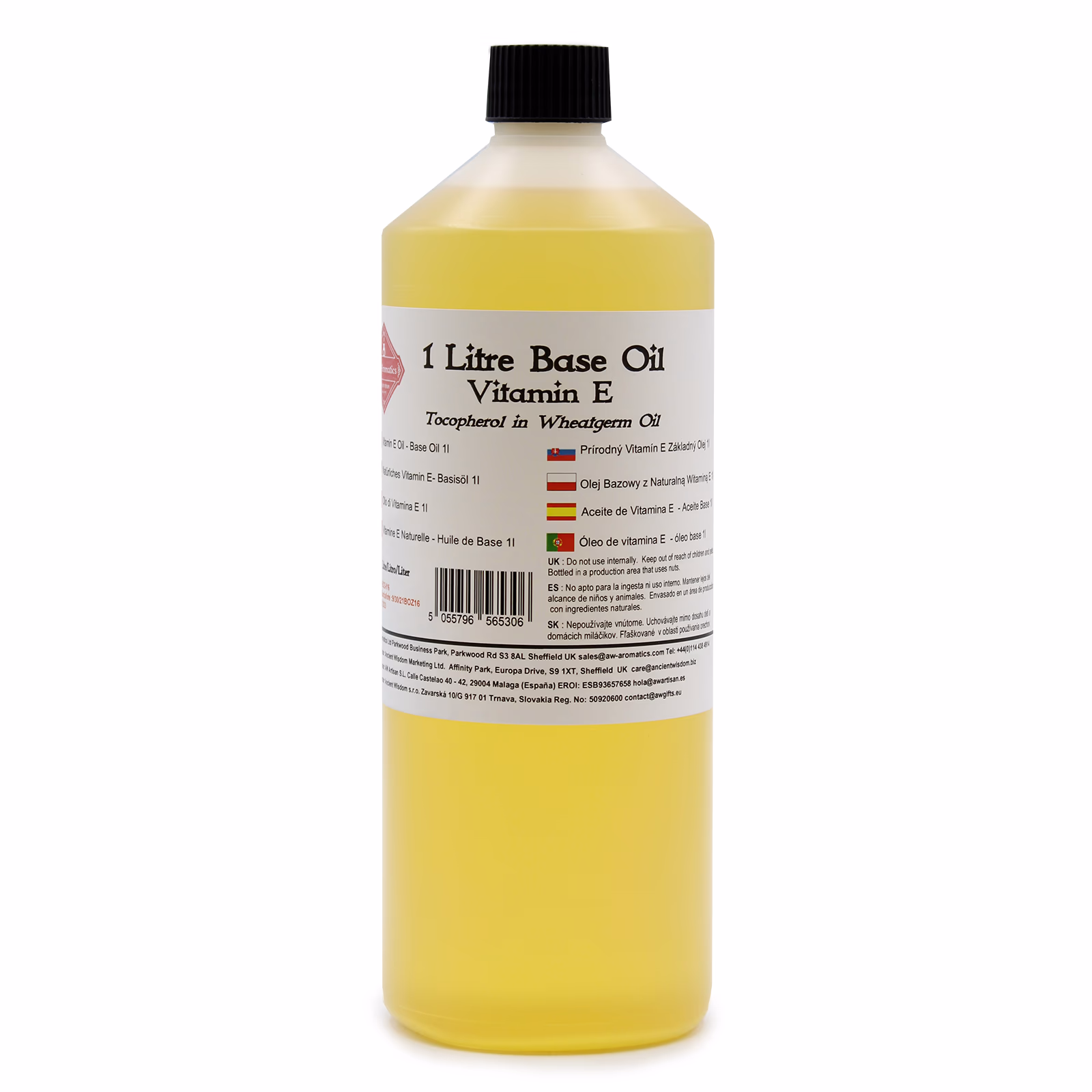 Natural Vitamin E Oil - 1 Litre