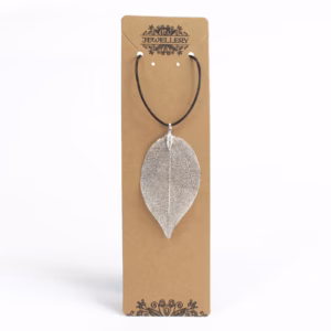 Halskjede - Bravery Leaf - Sølv