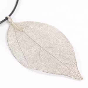 Halskjede - Bravery Leaf - Sølv