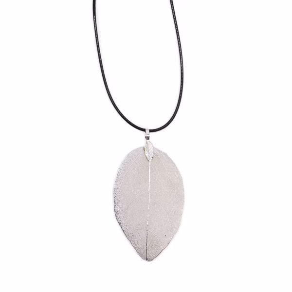 Halskjede - Bravery Leaf - Sølv - Bilde 5