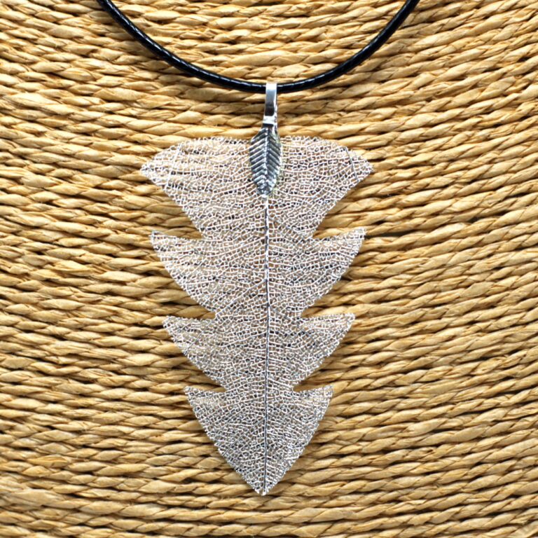 Necklace-Festive-Fir-Silver