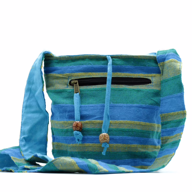 Nepal-Sling-Bag-Spring-Meadows-Green-Blue