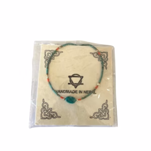 Collar Nepalés de Gemas Extra Finas - Turquesa y Piedra