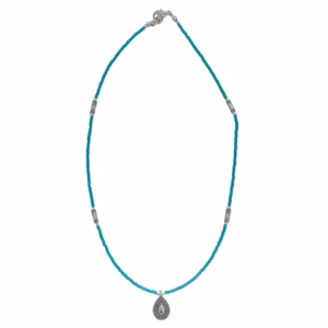 Collar Nepalés de Gemas Extra Finas - Turquesa y Gota