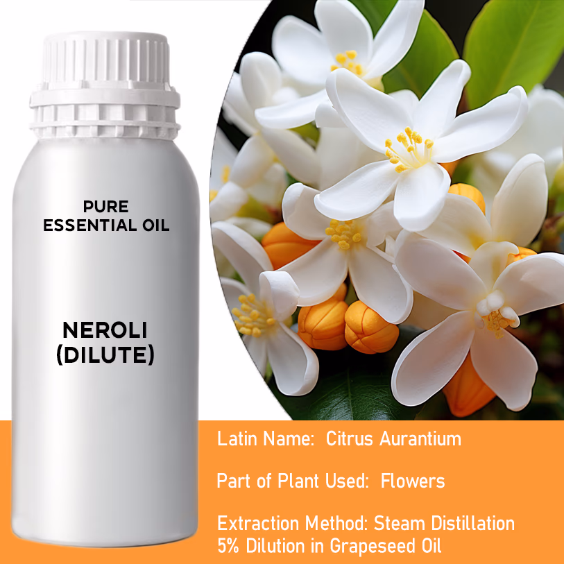Neroli Dilute Pure Essential Oil 500ml