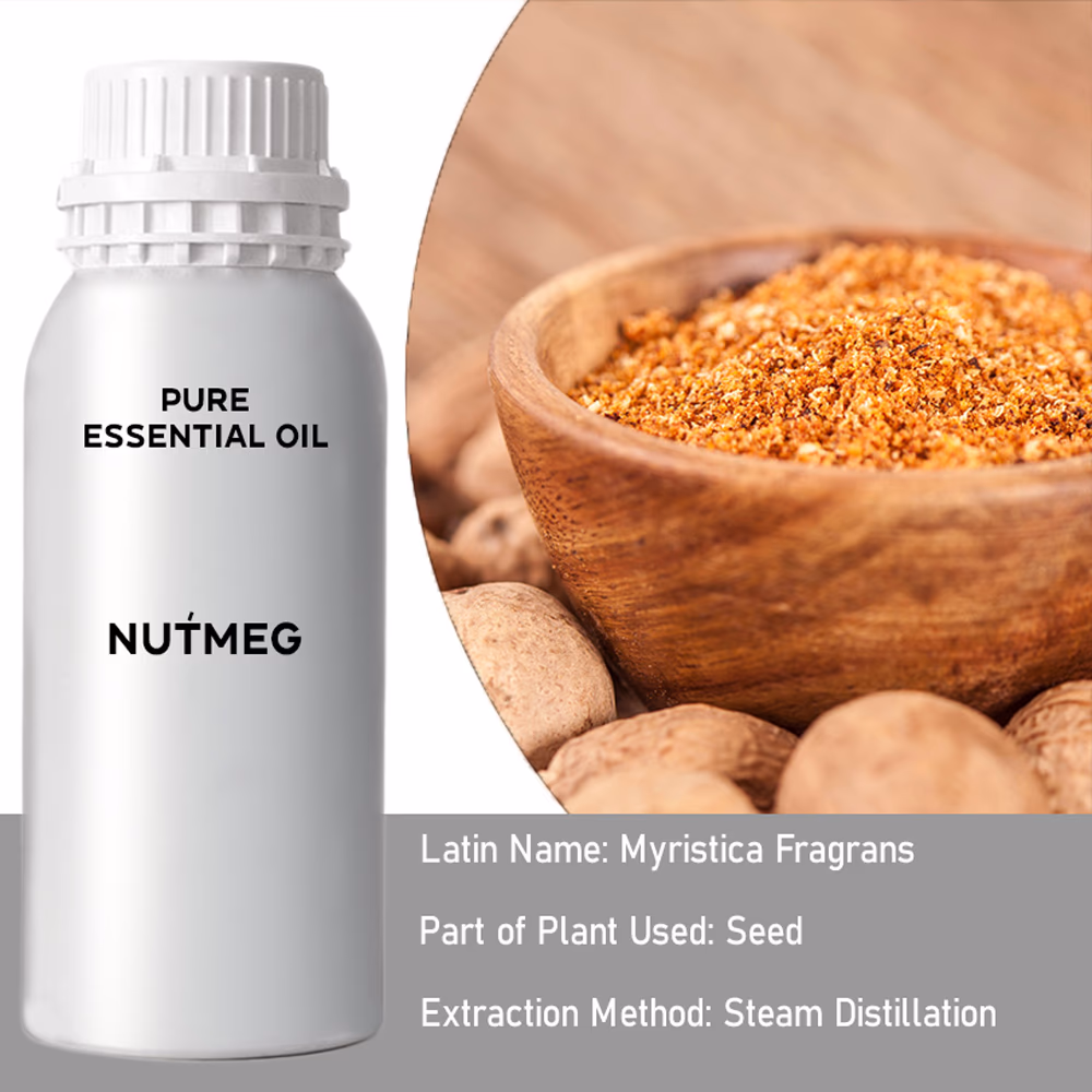 Nutmeg Pure Essential Oil 500ml