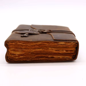 Cuaderno de Cuero Oscuro con Llave