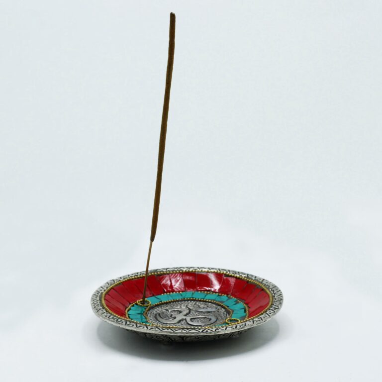 Om-Plate-Tibetan-Decor-Cone-Stick-Holder
