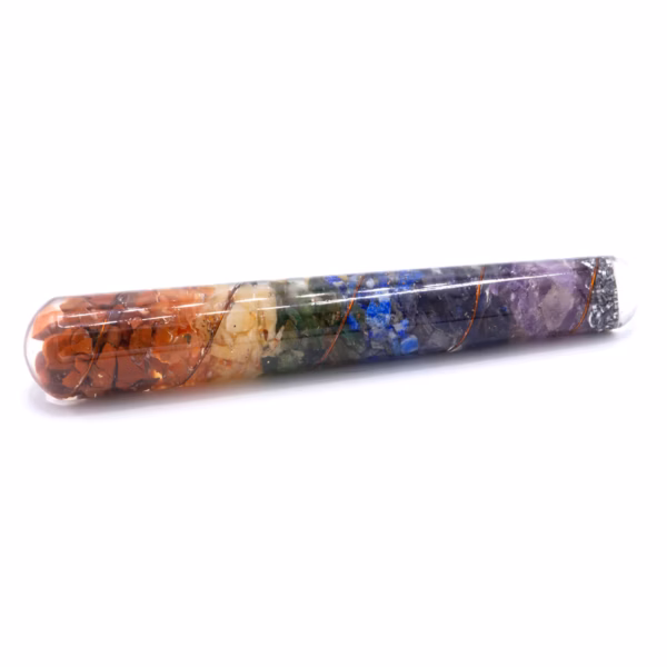 Orgonitt Chackra Og Healingsstav I Kobber - 140 x 30 mm
