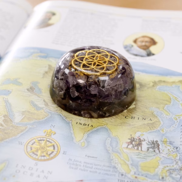 Orgonite Orgonitt Desk Power Packs - Amethyst Dome - Bilde 3