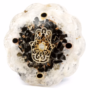 Orgonite Orgonitt Desk Power Packs - Hamsa med Sellonite - Med