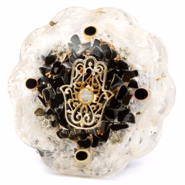 Orgonite Orgonitt Desk Power Packs - Hamsa med Sellonite - Med