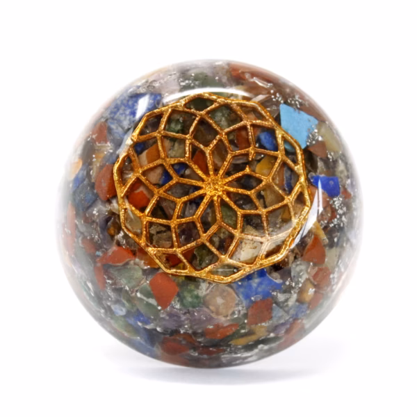 Orgonite Orgonitt Desk Power Packs - Multi Stone Dome - Bilde 2