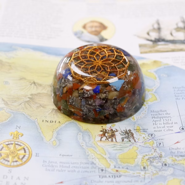 Orgonite Orgonitt Desk Power Packs - Multi Stone Dome - Bilde 3