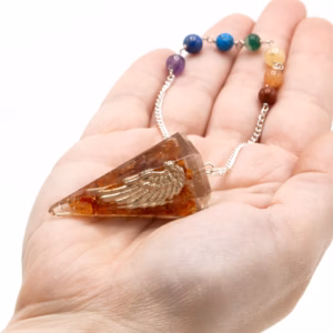 Orgonite Power Chakra Pendul - Engel Wing