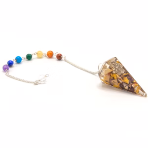 Orgonite Orgonitt Power Chakra Pendel - Hamsa