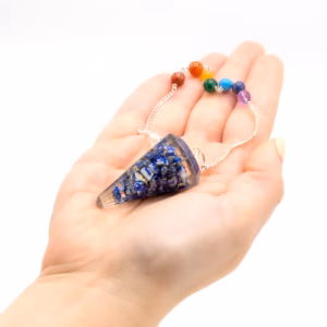 Orgonite Power Chakra Pendel - Lapis