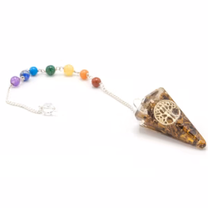 Orgonite Power Chakra Pendel - Levensboom