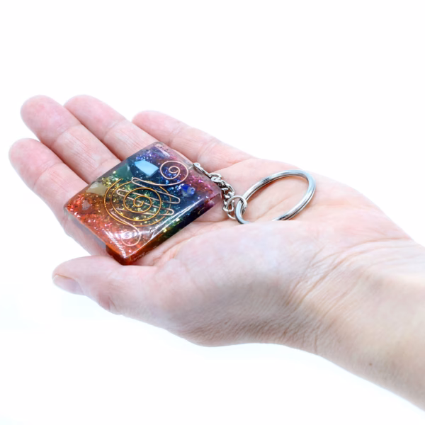 Orgonite Orgonitt Power Keyring - Home Protect Copper Og Chakra - Bilde 2