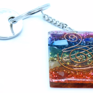 Orgonite Power Keyring - Home Protect Copper og Chakra