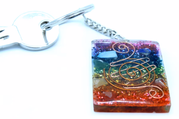 Orgonite Orgonitt Power Keyring - Home Protect Copper Og Chakra - Bilde 5